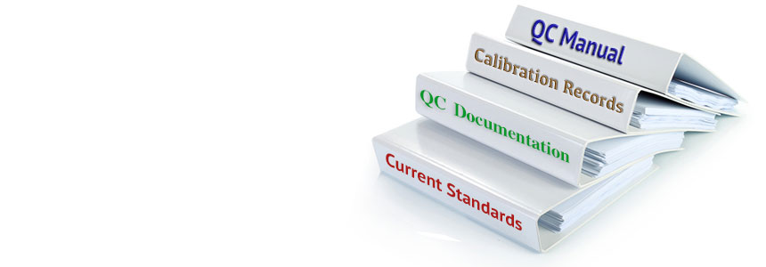 We can help you develop a quality control program including development of QC documentation